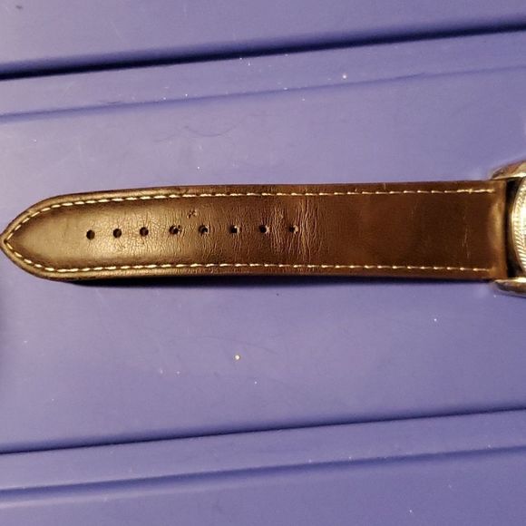 University of North Carolina Tarheels Sparo Analog Watch Mens Brown Leather Band - Picture 4 of 8